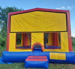 Basketball bounce house 15x15