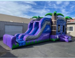 purple20combo 1746561464 Double lane bounce house combo