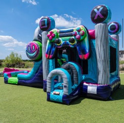 Video Game bounce house combo