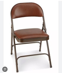 brown padded chairs